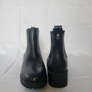 True Craft Black Ankle Booties